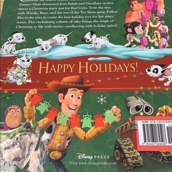 Disney Book Christmas Hardcover Storybook Collection large hardcover book - Picture 4 of 6